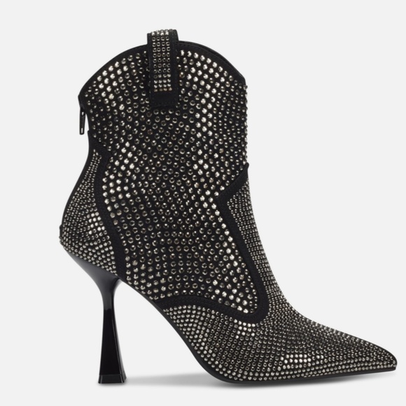 NWOB Rhinestone Western Style Boot Size 7 - Picture 1 of 5